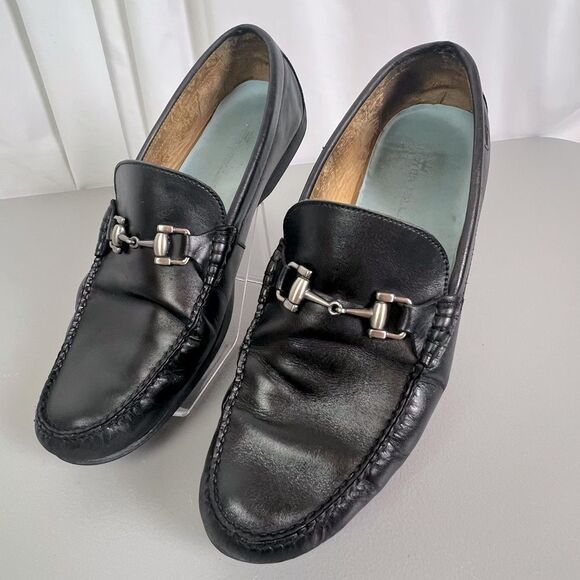 PETER MILLAR MENS BLACK DRIVING SHOES SIZE 10.5 M - Picture 3 of 9